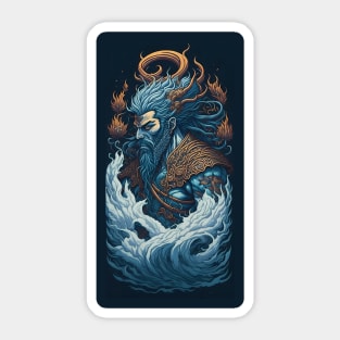 POSEIDON WALL ART Sticker